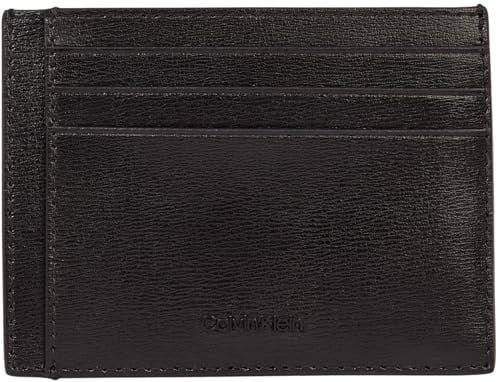 Calvin Klein CLEAN ESNTL ID CARDHOLDER Erkek Cüzdan, Siyah, Tek Beden