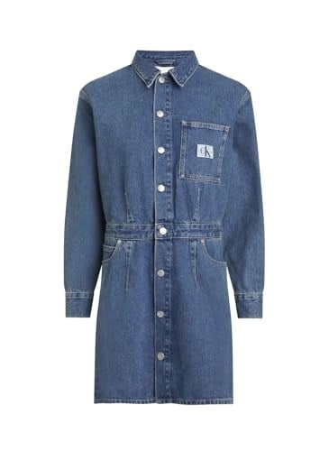 Calvin Klein Darted Denim Shirt Dress Elbise&Tulum Kadın