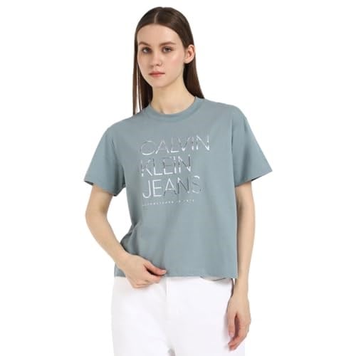 Calvin Klein EMBROIDERED INSTITUTIONAL TEE Tişört Kadın