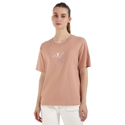 Calvin Klein EMBROIDERED MONOLOGO TEE Tişört Kadın