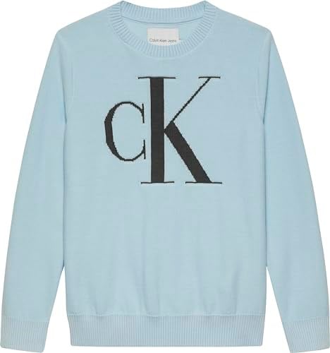 Calvin Klein Erkek Çocuk Nakışlı Kazak, 5003295614