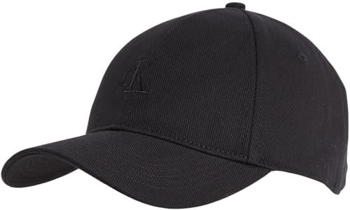 Calvin Klein Erkek MONOGRAM EMBROIDERY BASEBALL CAP Şapka BLACK/BLACK Tek Beden