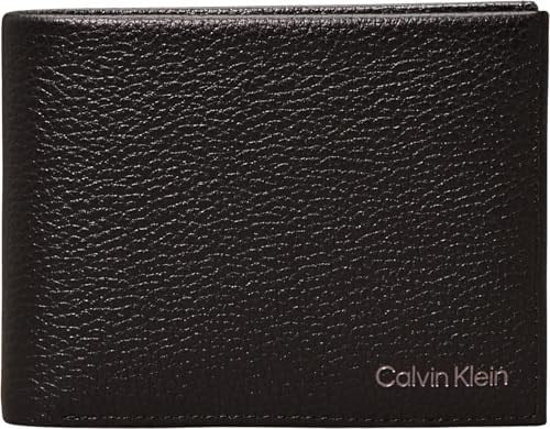 Calvin Klein Erkek Sıcak İki Katlı 5cc W/Bozuk Para L Üç Katlı Cüzdan