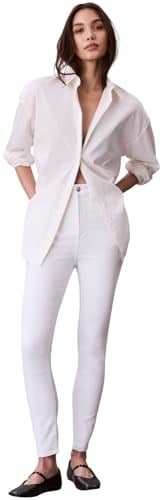 Calvin Klein HIGH RISE SKINNY ANKLE JEAN CHAL Kot Pantolon Kadın