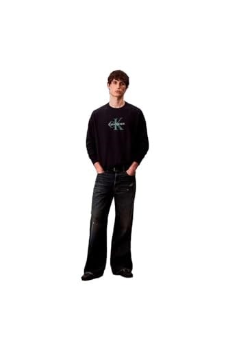Calvin Klein LS EU 350TERRY MONOLOGO CN SWTSH Sweatshirt Erkek - Bedenler: S, M, L, XL, XXL