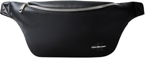 Calvin Klein MONO LOGO WAISTBAG 38 Erkek Çanta, Siyah, Tek Beden
