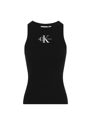 Calvin Klein MONOLOGO RIB TANK TOP Tişört Kadın