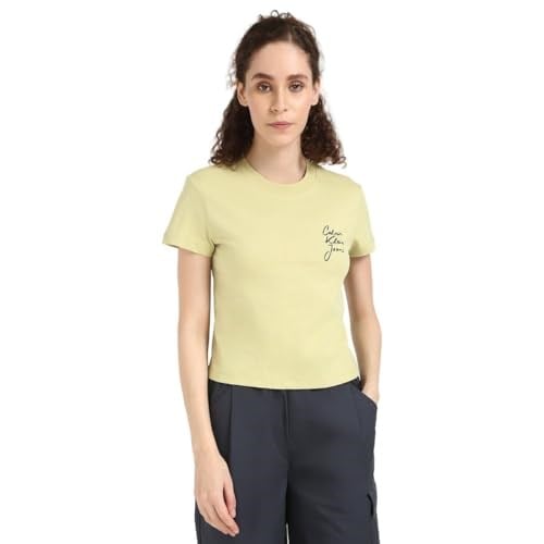Calvin Klein SCRIPT INSTITUTIONAL BABY TEE Tişört Kadın