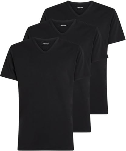 Calvin Klein S/S V NECK 3PK Tişört Erkek