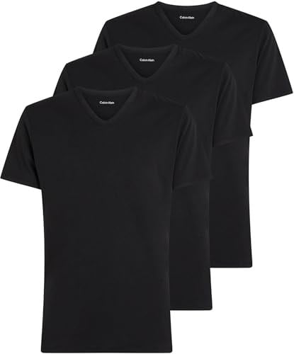 Calvin Klein S/S V NECK 3PK Tişört Erkek