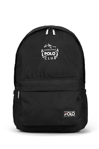Cambridge Polo Club Urban Ön Bölmeli Unisex Sırt Çantası Siyah