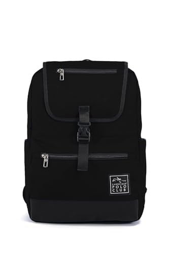 CAMBRIDGE POLO CLUBCPC3010 Unisex Yetişkin Sırt Çantası, siyah, Standart