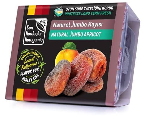 Can Kardeşler Kuruyemiş Naturel Jumbo Kayısı ( Gün Kurusu ) 350 g