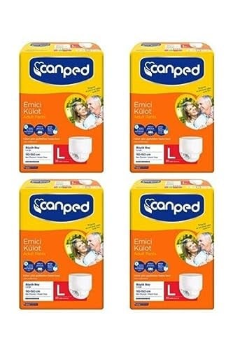 Canped-Emici Külot 4x30 120 Adet Large (ORJİNAL TURUNCU PAKET)