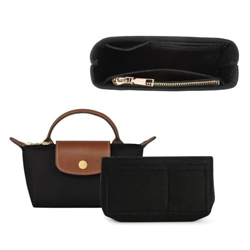 Çanta Düzenleyici Ekleme, Çanta Organizatör Çanta Sırt Çantası Longchamp, Le Pliage, LV, Coach ile Uyumlu Keçe Çanta Düzenleyici