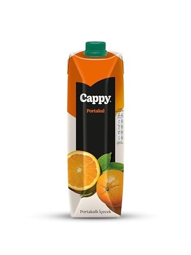 Cappy Portakallı İçecek Karton Kutu 12x1 L