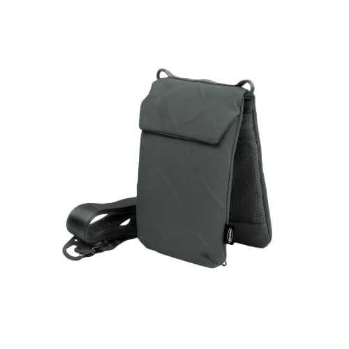 Çapraz Vücut Çantası Sling Pouch Juno Cross-Hatch Naylon Scout Boyun Askı Kayışlı Yeşil