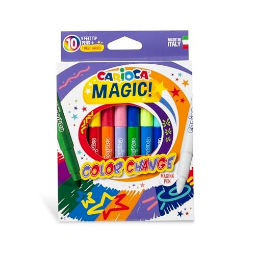 CARIOCA 9 ADET RENK KEÇELİ KALEM +1 SİHİRLİ KALEM 42737 - Seçenekler: 10 stück (1er Pack), 10 stück (1er Pack) 2li paket