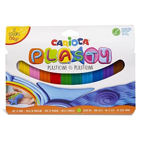 Carioca Plasty Kurumayan Oyun Hamuru 12 Renk, 150 gr