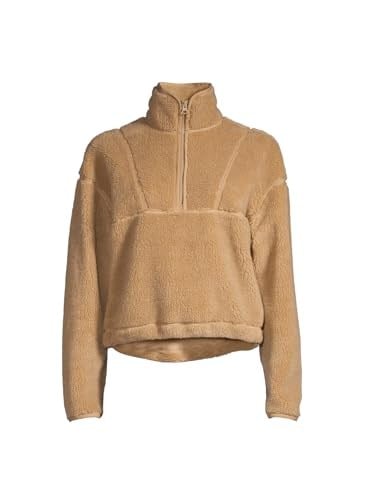 Casall Balıkçı Yaka Zip Ceket, L, 5002972601, Bej, Kadın