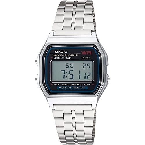 Casio A159WA-N1DF Retro Unisex Kol Saati, Gri, Standart