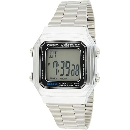 Casio A178WA-1ADF Retro Unisex Kol Saati, Gri, Standart