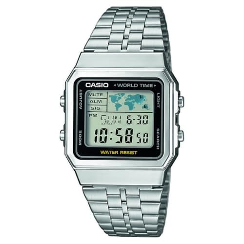 Casio A500WA-1DF Retro Unisex Kol Saati, Gri, Standart
