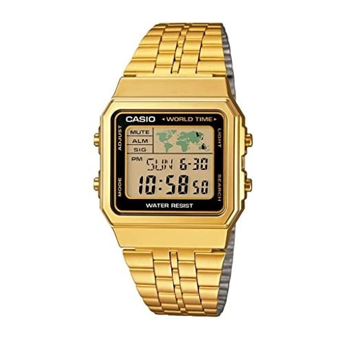 Casio A500WGA-1DF Kol Saati, Altın Sarısı, Standart