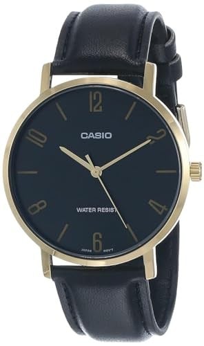 Casio Erkek MTP-VT01GL-1B2UDF Standart Kol Saati, Siyah, Standart