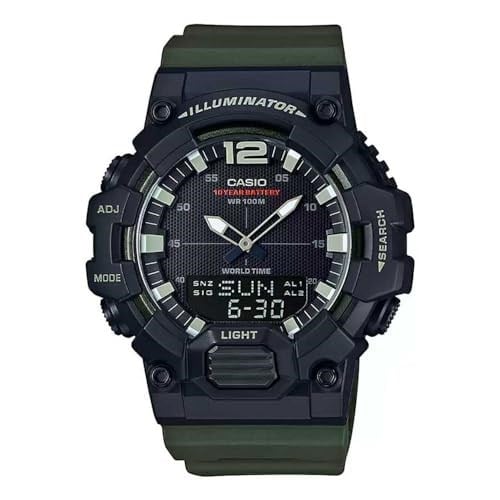 Casio Erkek yetişkin HDC-700-3AVDF Kol Saati Yeşil Standart
