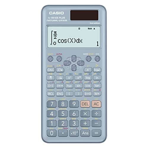 Casio FX-991ES Plus Mavi 2. Versiyon Bilimsel Fonksiyonlu Hesap Makinesi