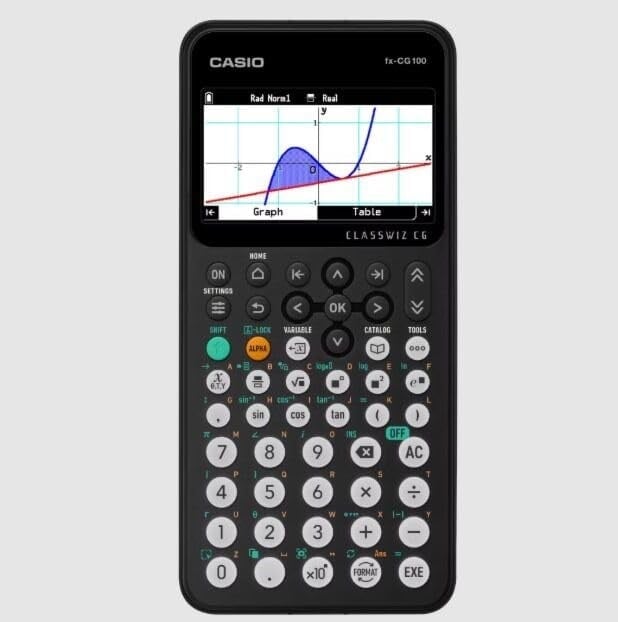 Casio FX-CG100 Grafik Hesap Makinesi, Siyah