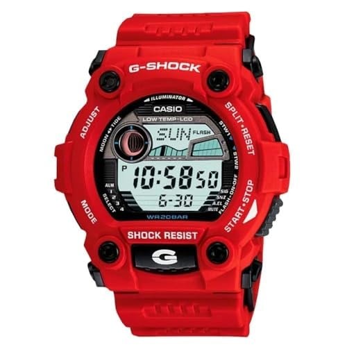 Casio G-7900A-4DR G-Shock Erkek Kol Saati, Kırmızı, Standart