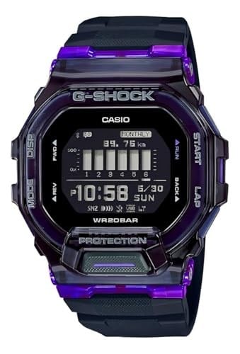 Casio GBD-200SM-1A6DR Kol Saati, Siyah-Mor, Standart