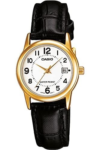 Casio LTP-V002GL-7BUDF Standart Kadın Kol Saati , Siyah
