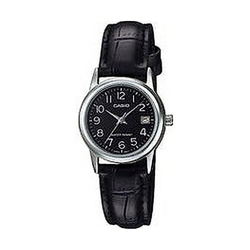 Casio LTP-V002L-1BUDF Standart Kadın Kol Saati, Siyah, Standart