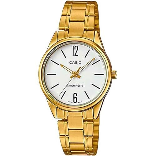 Casio LTP-V005G-7BUDF Standart Kadın Kol Saati, Altın Sarısı, Standart