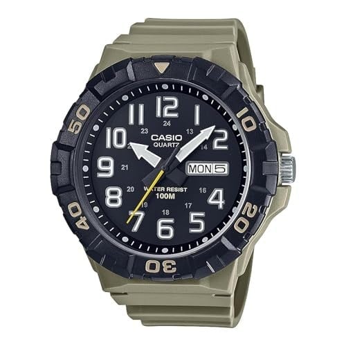 Casio MRW-210H-5AVDF Kol Saati, Siyah-Kahve, Standart