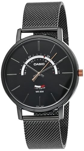 Casio MTP-B105MB-1AVDF Kol Saati, Siyah, Standart