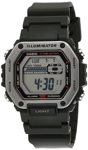 Casio MWD-110H-3AVDF Kol Saati, Gri-Yeşil, Standart