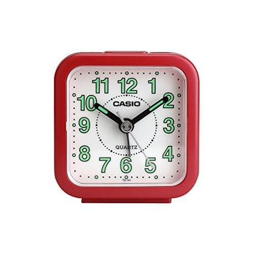 Casio TQ-141-4DF Masa Saati, Kırmızı, Standart