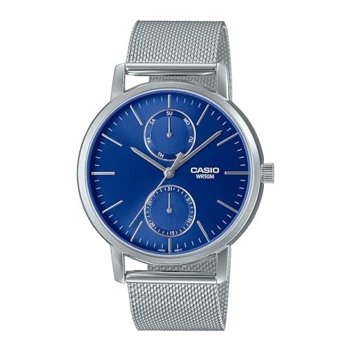Casio Üniseks yetişkin MTP-B310M-2AVDF Kol Saati Gümüş Standart