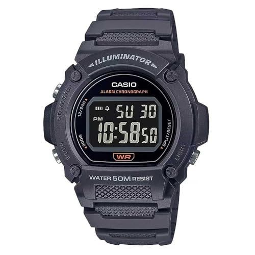 Casio W-219H-8BVDF Kol Saati, Siyah, Standart
