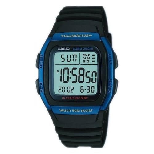 Casio W-96H-2AVDF Kol Saati , Siyah-Lacivert , Standart