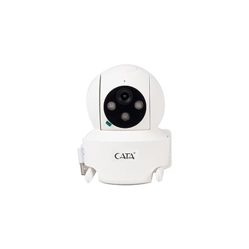 Cata CT-4051 Full HD Akıllı Dış Mekan Güvenlik Kamerası - Gece Görüşlü, 360° Dönebilen, Sesli İletişim, Hareket Takipli, SD Kart & Bulut Destekli, Dış Mekan