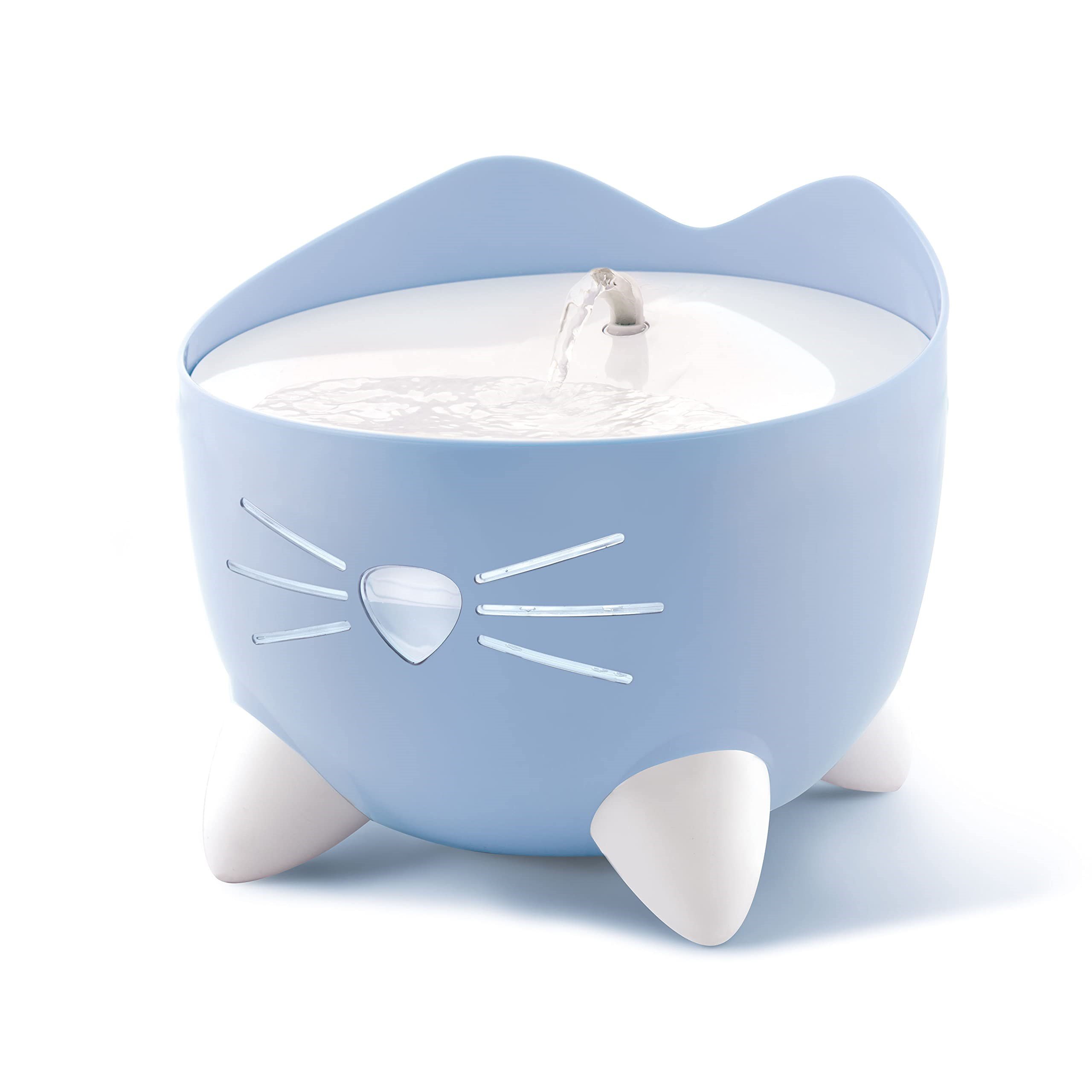 Catit 43717 Pixi kediler için su çeşmesi, 2,5 l, mavi