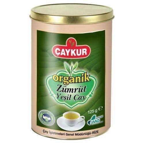 Caykur Organik Zümrüt Yeşil Çay 125 g X 12 Adet
