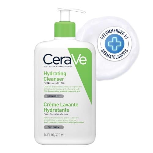 CeraVe Nemlendiren Temizleyici Kuru ve Normal Ciltler (473 ml) - Seçenekler: 236 Ml, 473 Ml