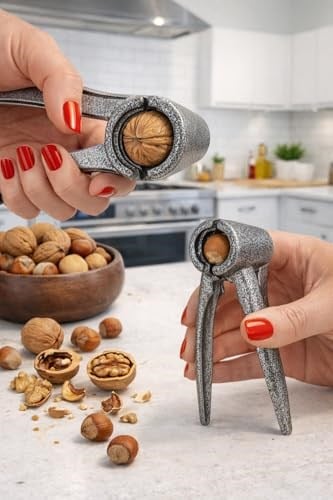 Ceviz ve Fındık Kıracağı Seti – Paslanmaz Çelik, Ergonomik, Profesyonel Kullanıma Uygundur