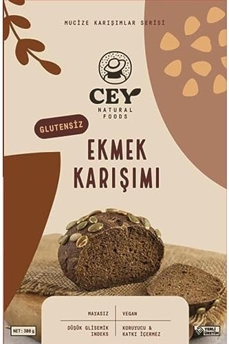 Cey Natural Foods Glutensiz Ekmek Karışımı Unu 300 Gr